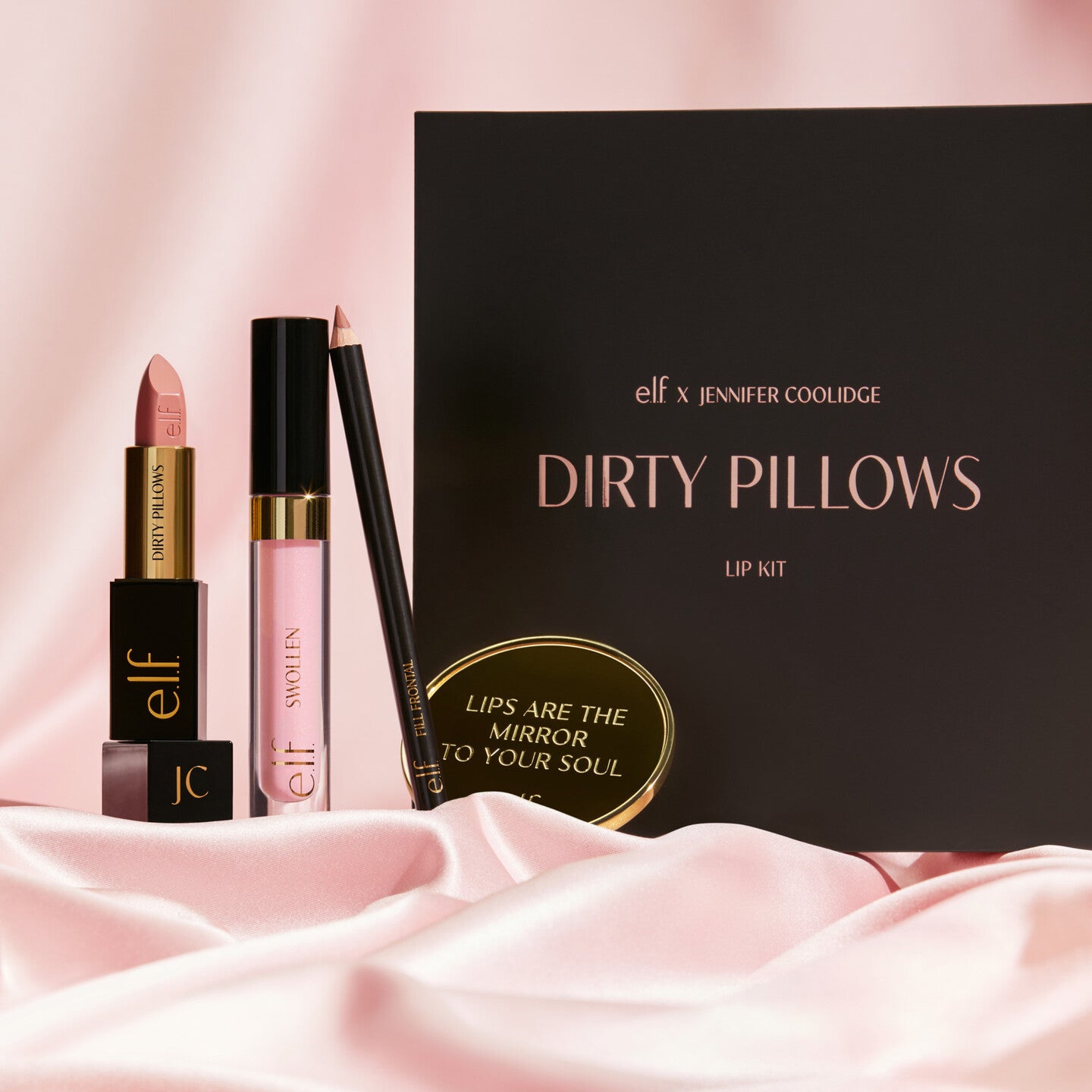 e.l.f. x Jennifer Coolidge | Dirty Pillows Lip Kit