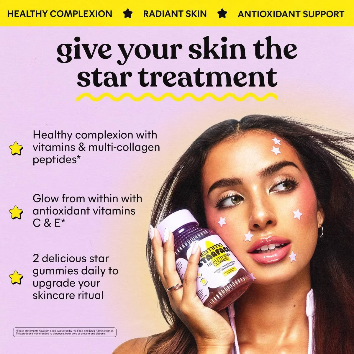 Lemme x Starface | Healthy Skin Gummies - Lemon Flavored
