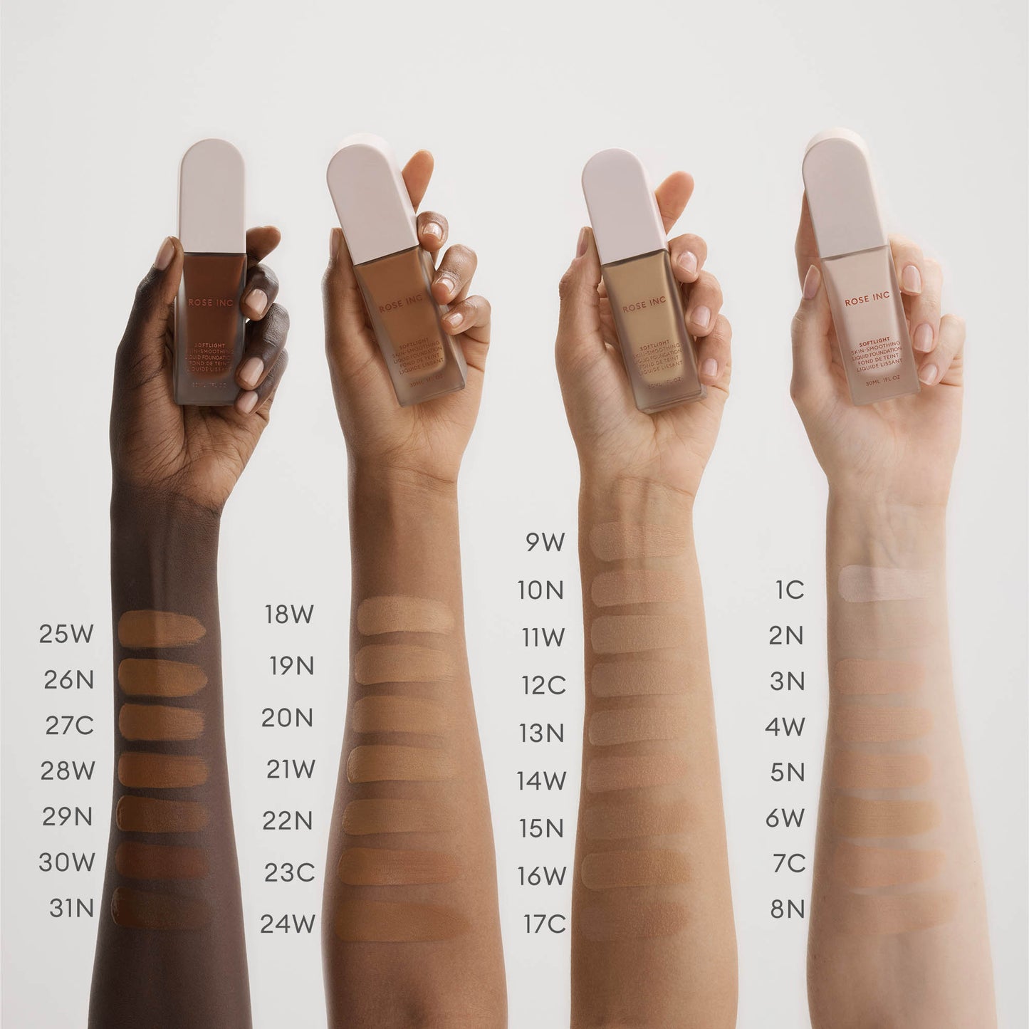ROSE INC | Softlight Skin-Smoothing Hydrating Non-Comedogenic Foundation