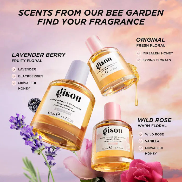 Gisou | Lavender Berry Hair Perfume Honey Infused
