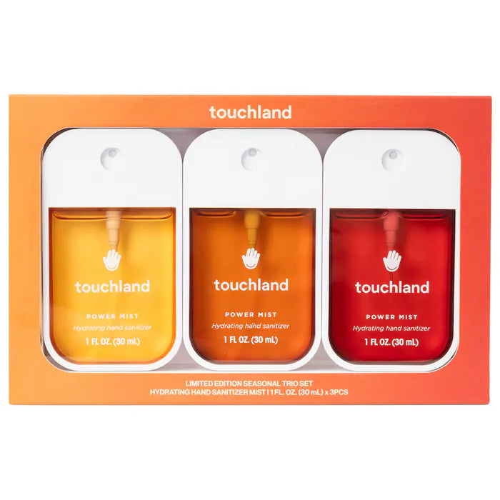 Touchland | Limited Edition Power Mist Hydrating Hand Sanitizer Seasonal Trio Set