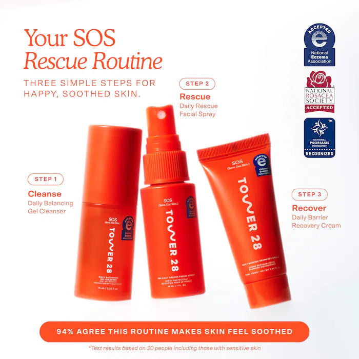 Tower 28 Beauty | Mini SOS Skincare Bestsellers Set