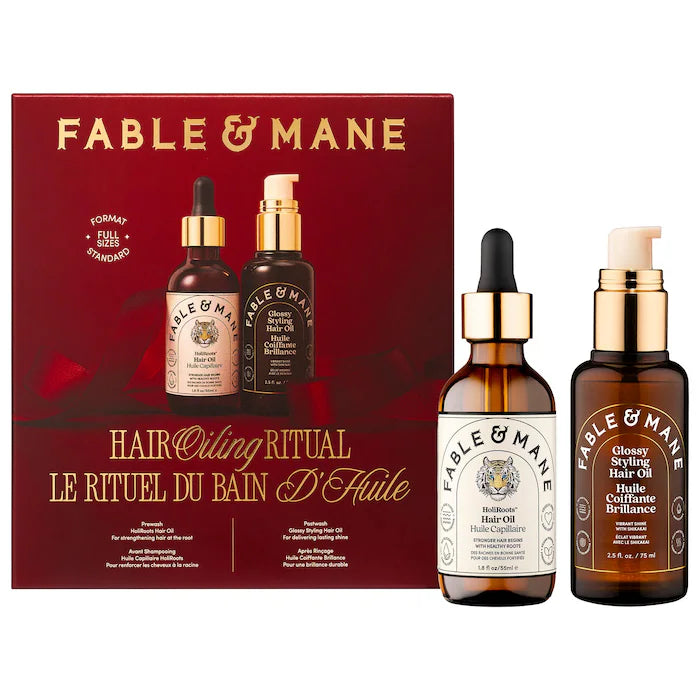 Fable & Mane | Ritual of Hair Oiling Set
