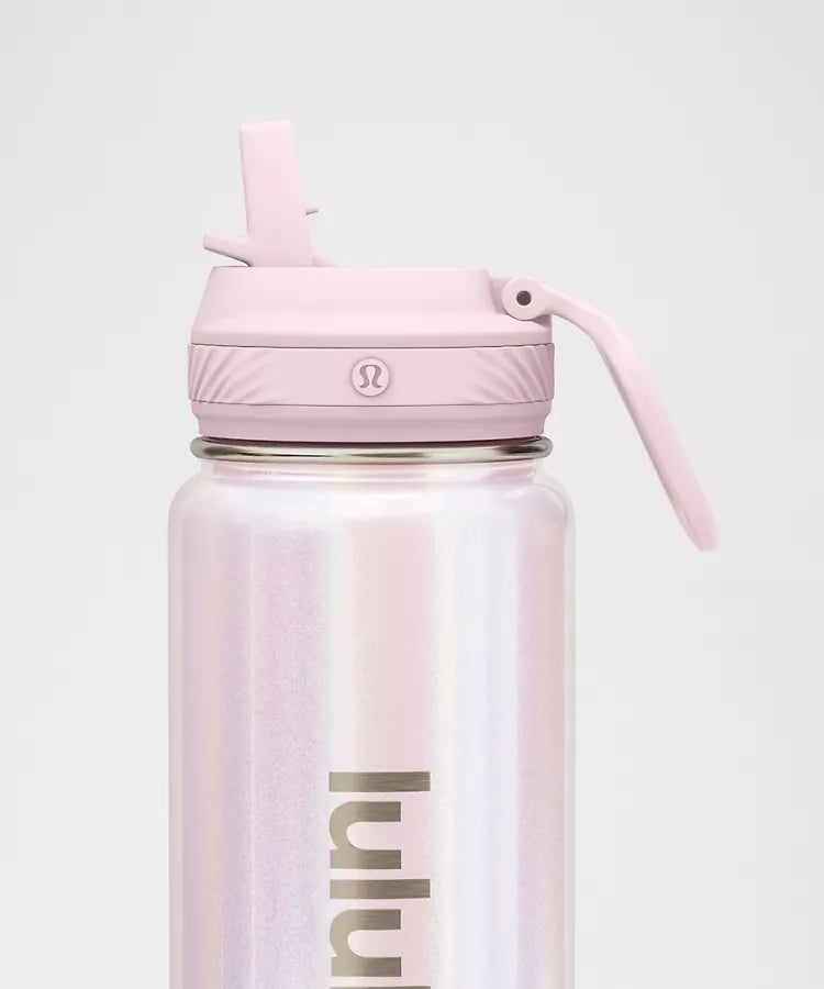Lululemon | Back To Life Sport Bottle 24oz Straw Lid Iridescent