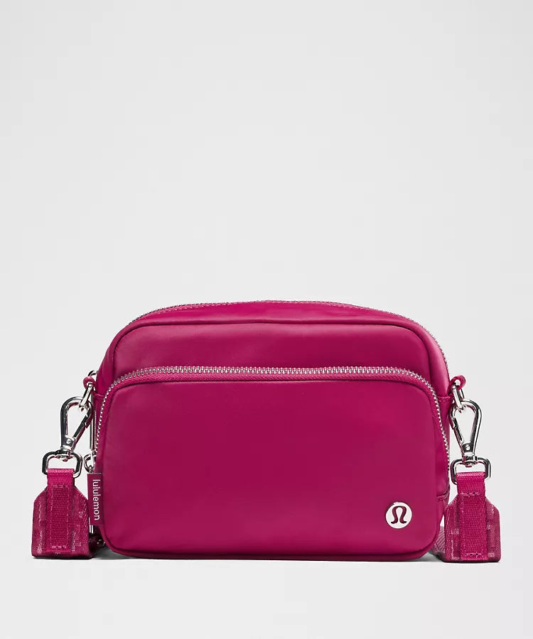 lululemon belt bag berry Lululemon | Everywhere Crossbody Bag 2L L Monogram Metallic