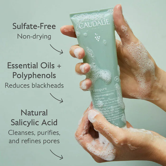 Caudalie | Vinopure Pore Purifying Gel Cleanser