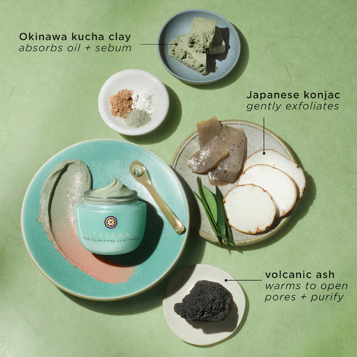 Tatcha | The Clarifying Clay Mask Exfoliating Pore Treatment