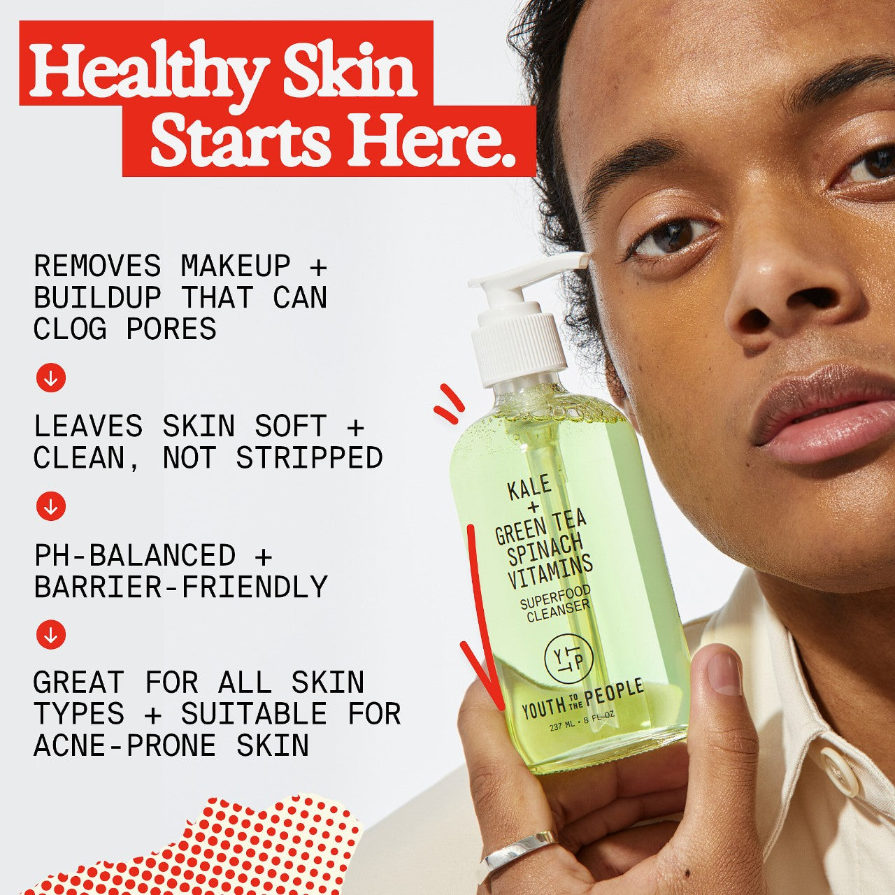 Youth To The People | Superfood Gentle Antioxidant Refillable Cleanser Set