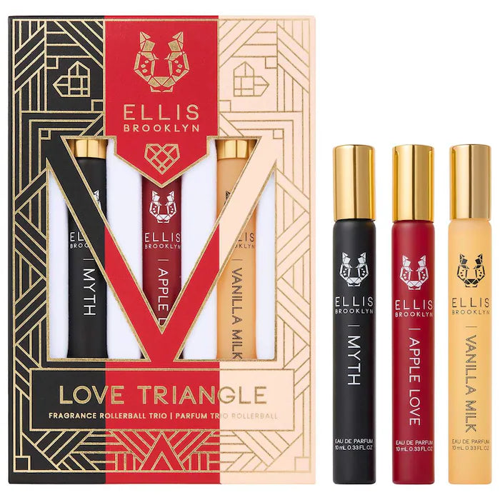 Ellis Brooklyn | LOVE TRIANGLE Fragrance Rollerball Trio