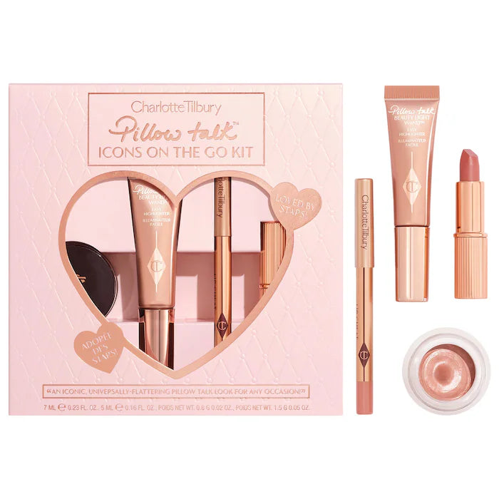 Charlotte Tilbury Pillow Talk Icons On The Go Kit Pillow Talk