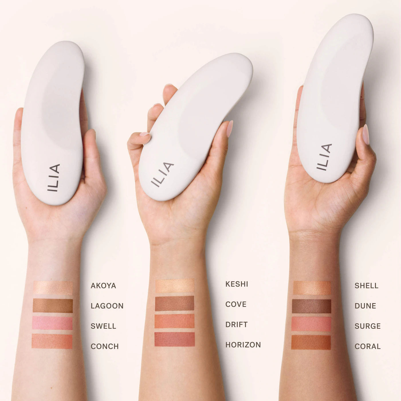 ILIA | The Ethereal Baked Face Palette - Long-Wear Bronzer, Highlighter & Blush