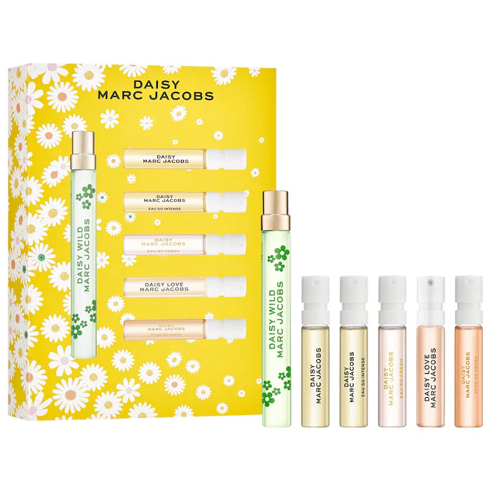 Marc Jacobs Fragrances | Mini Daisy Collection Sampler Set with Daisy Wild Travel Spray