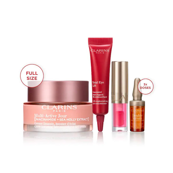 Clarins | Multi-Active Anti Aging Set for Lines, Pores, Glow