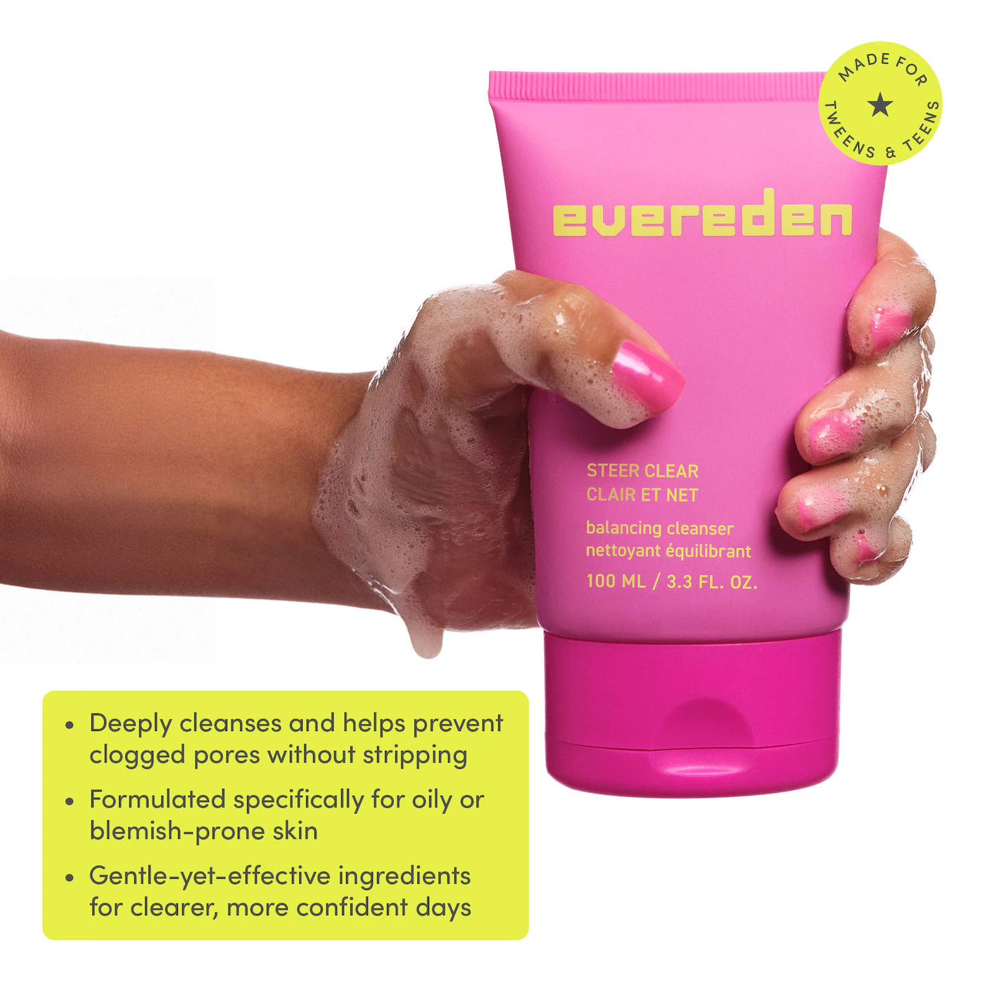 Evereden | Teen Oil-Free Balancing Cleanser for Blemish-Prone Skin