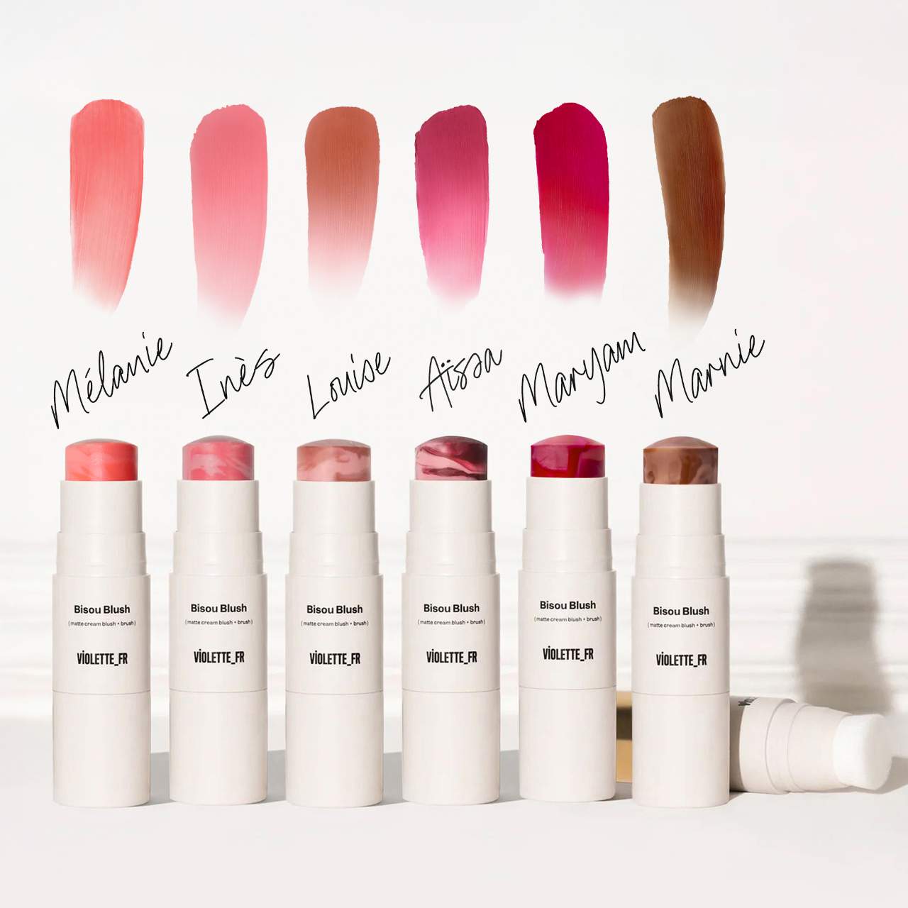 VIOLETTE_FR | BISOU BLUSH Marbled Cream Blush Stick