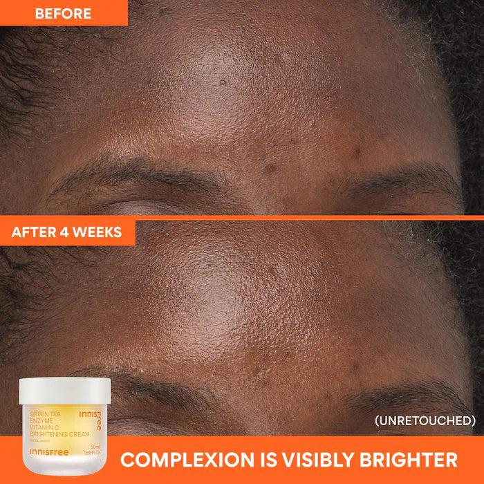 innisfree | Green Tea Enzyme Vitamin C Brightening Cream