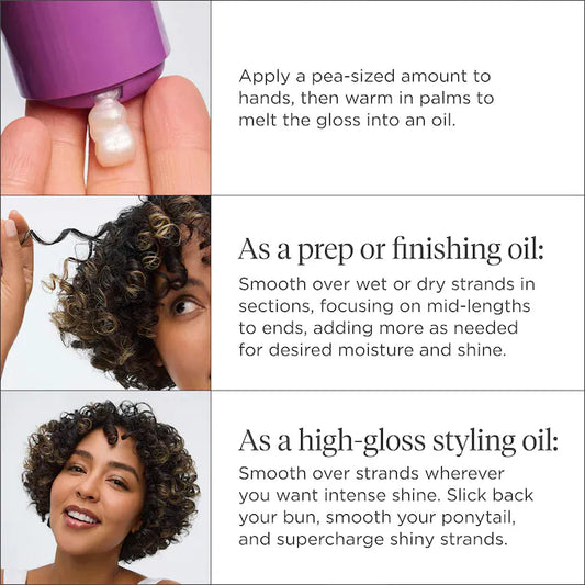 Briogeo | Style + Treat™ Supreme Shine Strengthening & Styling Oil for Thick Hair