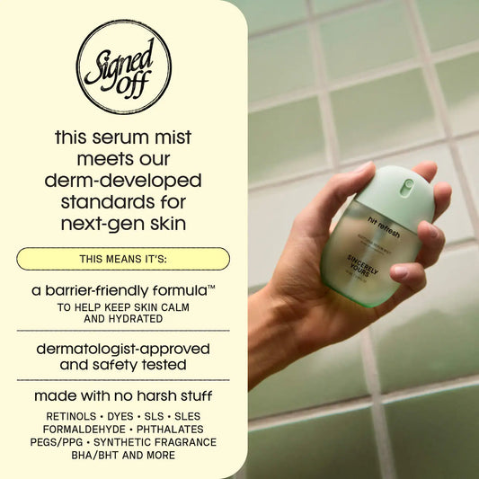 Sincerely Yours | Hit Refresh Soothing and Hydrating Serum Mist with Cucumber Extract