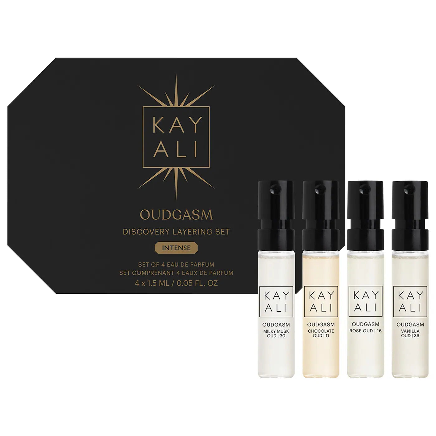 KAYALI | Oudgasm Discovery Layering Sampler Perfume Set