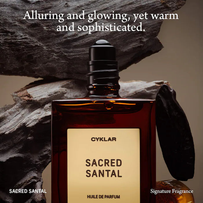 CYKLAR |Sacred Santal Roll-On Perfume Oil with Vanilla and Cashmere Wood