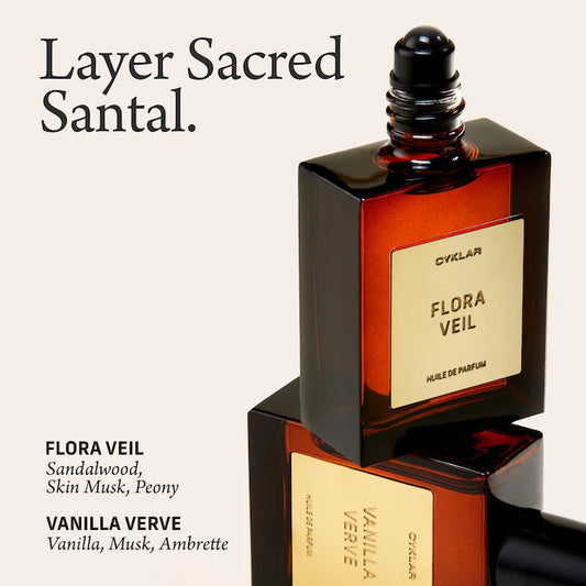 CYKLAR |Sacred Santal Roll-On Perfume Oil with Vanilla and Cashmere Wood