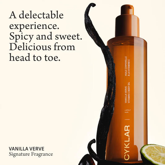 CYKLAR | Vanilla Verve Vitamin C Body Oil with Ectoin