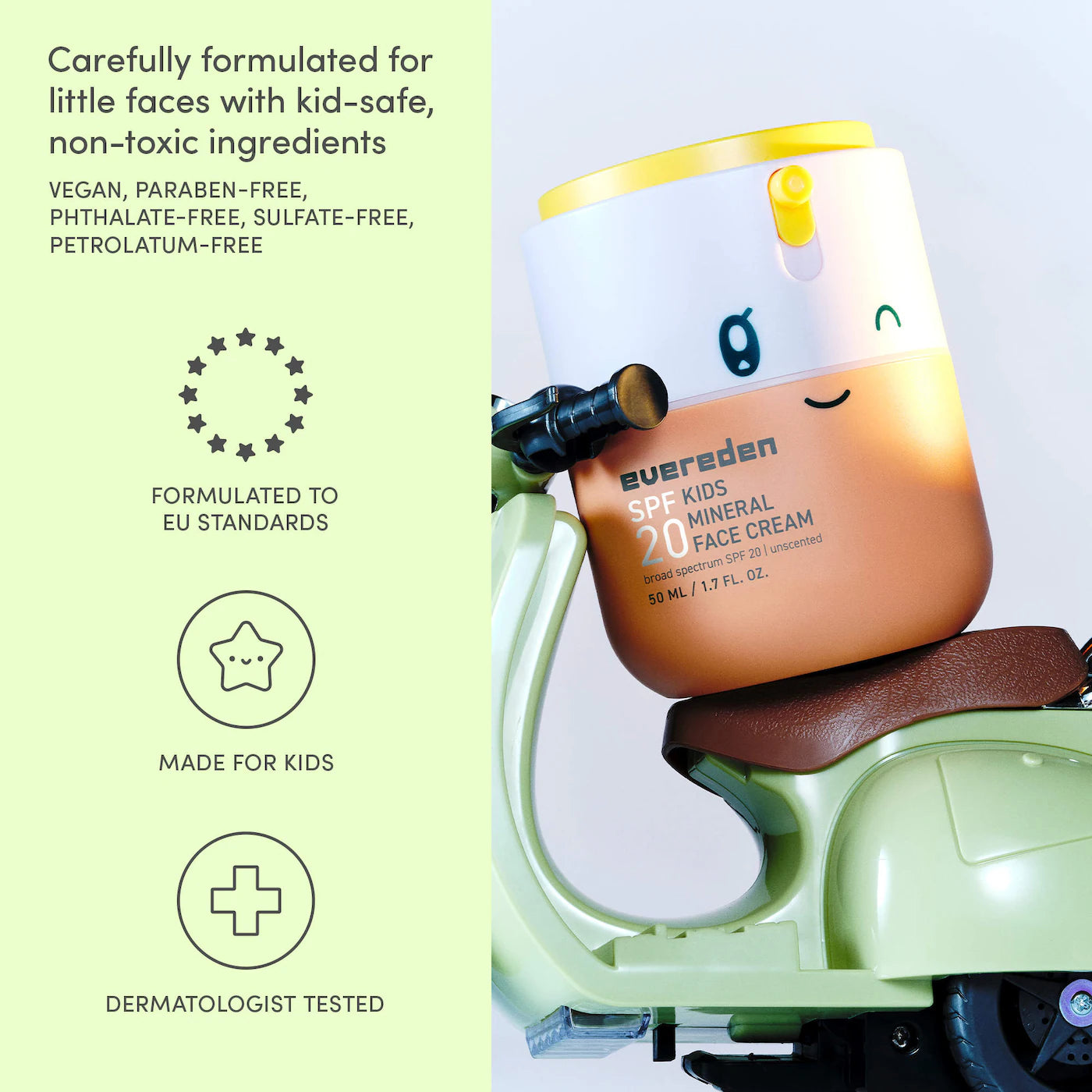 Evereden | Kids 2-in-1 Mineral Face Cream & Sunscreen SPF20