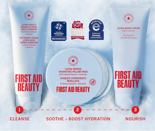 First Aid Beauty | Dry Skin Rescue Kit to Hydrate and Soothe