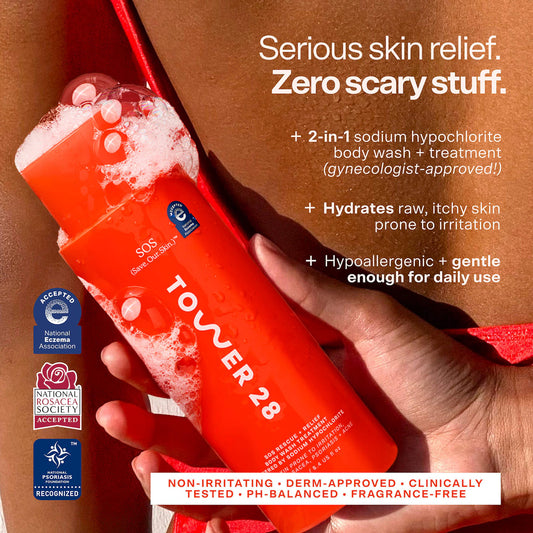 Tower 28 Beauty | SOS Rescue + Relief Body Wash Treatment