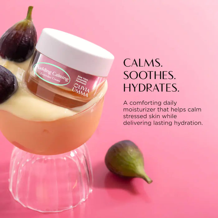 OLIVIAUMMA | Pudding Calming Everyday Cream with Ceramide and Centella Asiatica for Skin Repair