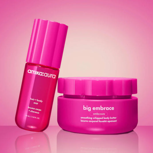 Amika | Set de regalo de manteca corporal y bruma aromática Smooth + Scented