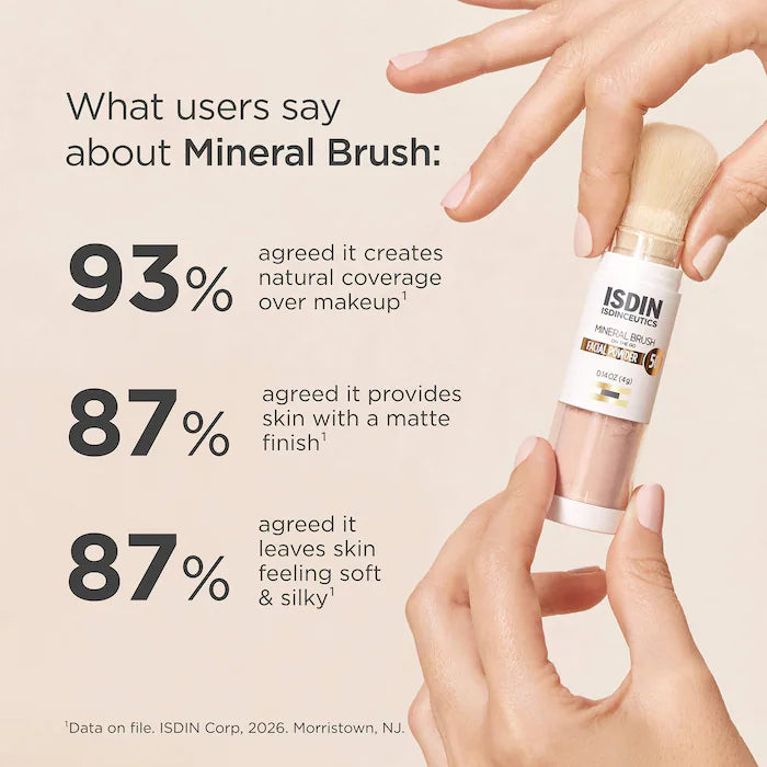 ISDIN | Mineral Brush Facial Reapplication Powder