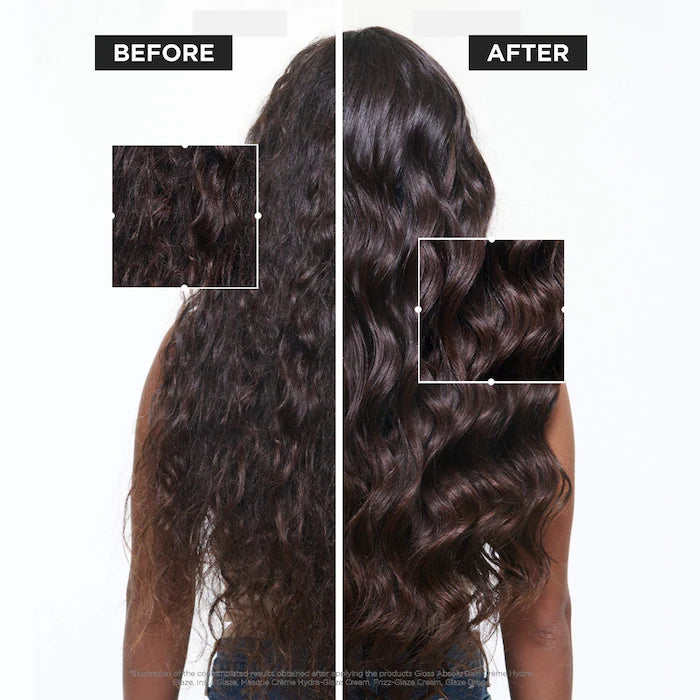 Kerastase | Gloss Absolu High-Shine Anti-Frizz Glaze Styling Cream for Medium to Thick Hair