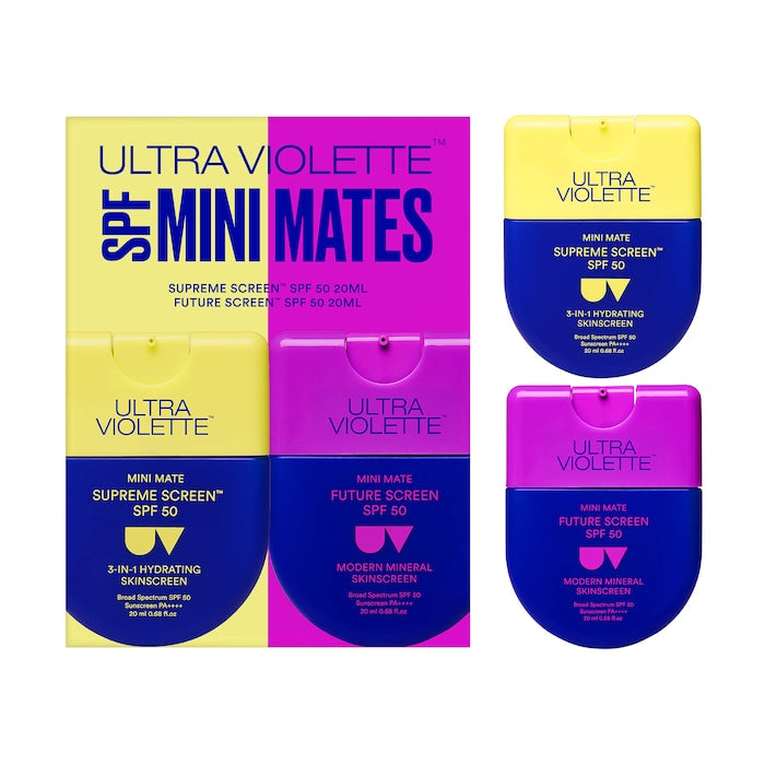 Ultra Violette | SPF Mini Mates SPF 50 Hydrating & Mineral Facial Sunscreen Set