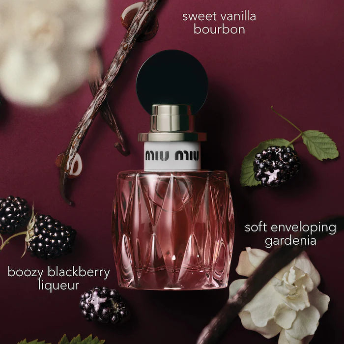 Miu Miu | Miutine Intense Eau de Parfum with Blackberry and Bourbon Vanilla Travel Spray