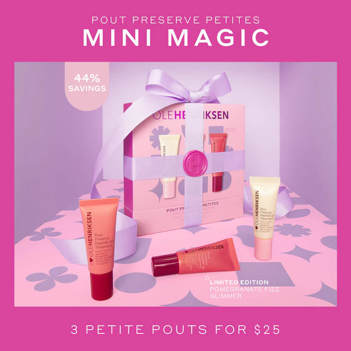 Olehenriksen | Pout Preserve Mini Hydrating Peptide Lip Trio Set