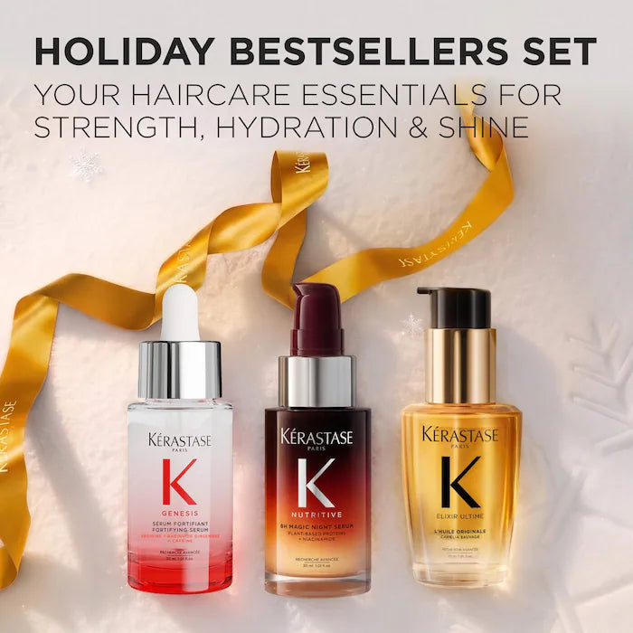 Kerastase | Mini Genesis, Elixir Ultime & 8H Magic Bestsellers Hair Gift Set