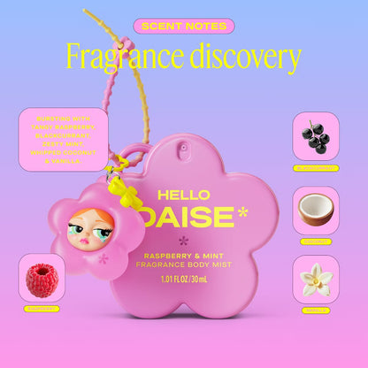 DAISE | Mini Body Mist + Charm - Hello