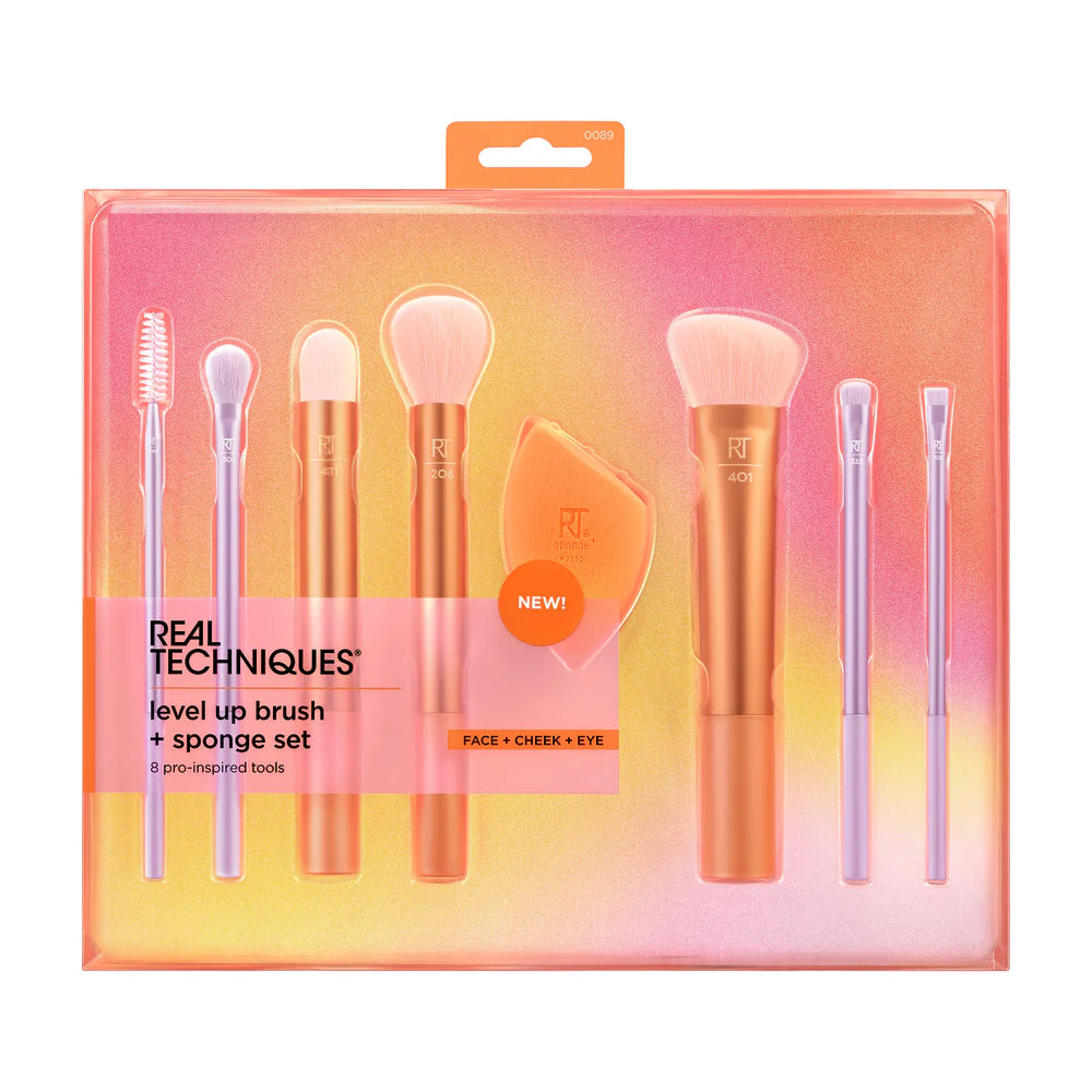 Real Techniques | Level Up Brush + Sponge Set