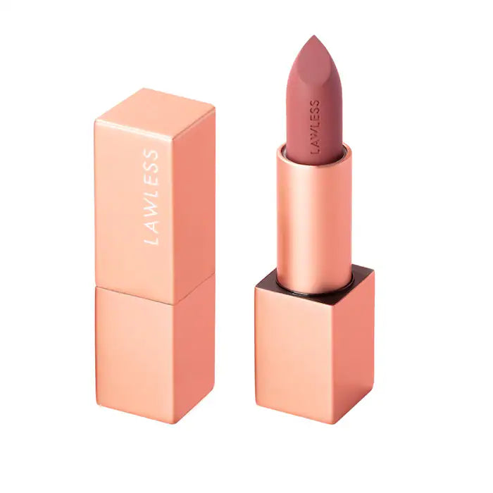 LAWLESS | Forget the Filler Lip-Plumping Line-Smoothing Satin Cream Lipstick