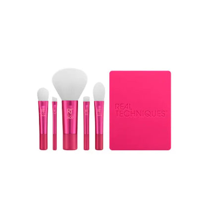 Real Techniques | Vivid Escape Glow-To-Go Travel Brush Set