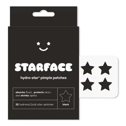 STARFACE | Hydro-Star Pimple Patches - Black
