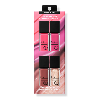 E.l.f. Cosmetics | Glow Reviver Plumping Lip Oil Kit