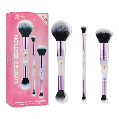 IT Brushes For ULTA | Airbrush Limited Edition Dual-Ended Face & Eye Brush Trio