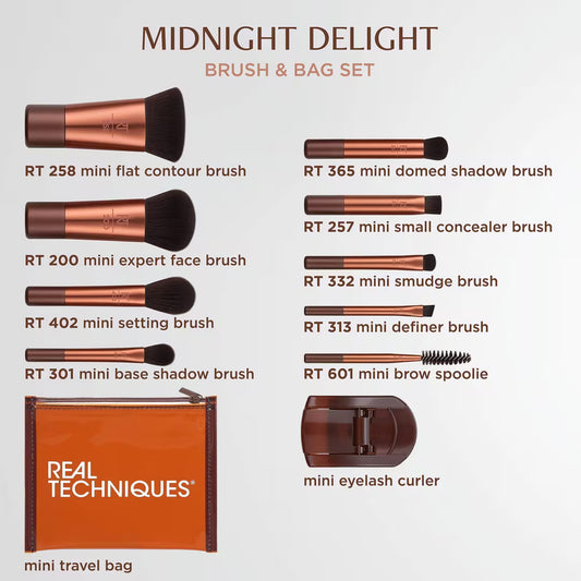 Real Techniques | Midnight Delight Travel Gift Set