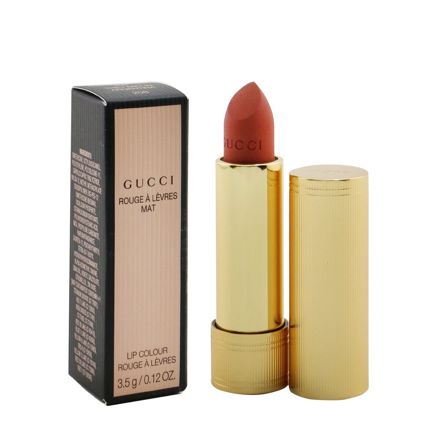 GUCCI | Lip Colour Rouge A Levres - 208 They Met In Argentina Travel Size