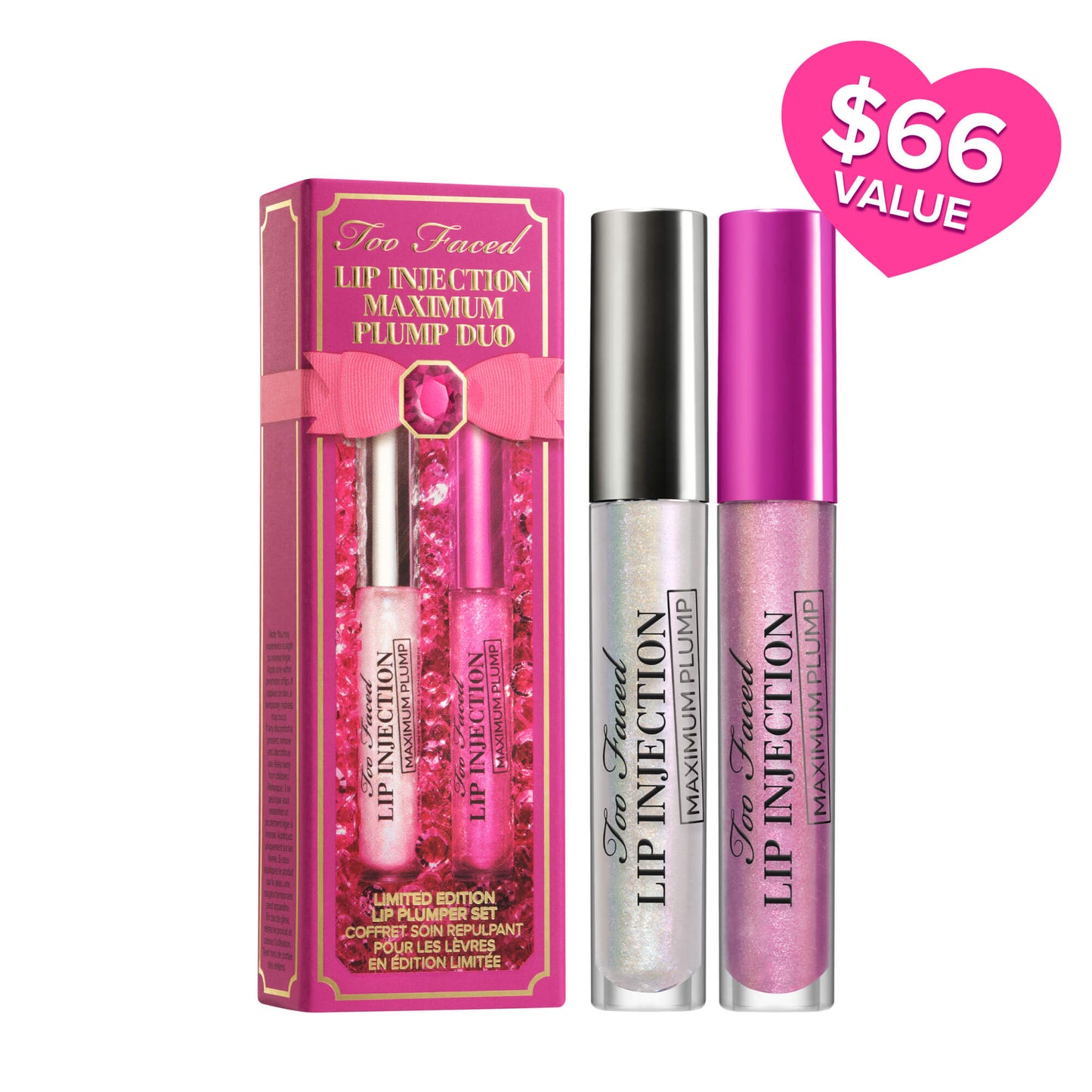 Too Faced | Lip Injection Maximum Plump Lip Gloss Duo