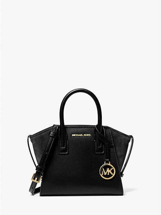 Michael Kors | Avril Extra-Small Leather and Suede Satchel