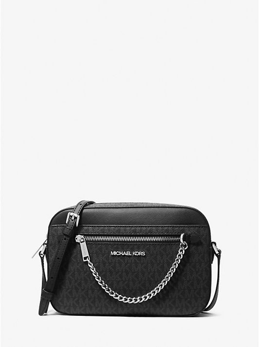 Michael Kors | Jet Set Large Logo Crossbody Bag Black