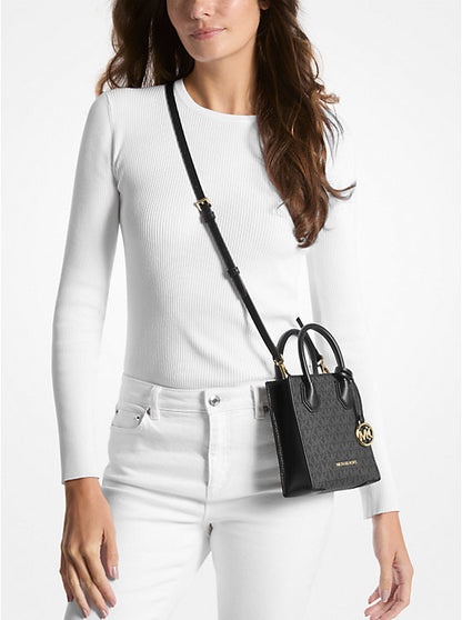 Michael Kors | Mercer Extra-Small Pebbled Leather Crossbody Bag